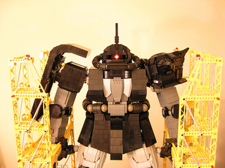 Illustration for article titled Massive Lego Mecha Can Probably Kill Humans, then Drink Ten Packs of Good Ole Fortran
